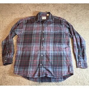Redhead Shirts Men's Long Sleeve Button Down Flannel Large 100% Cotton